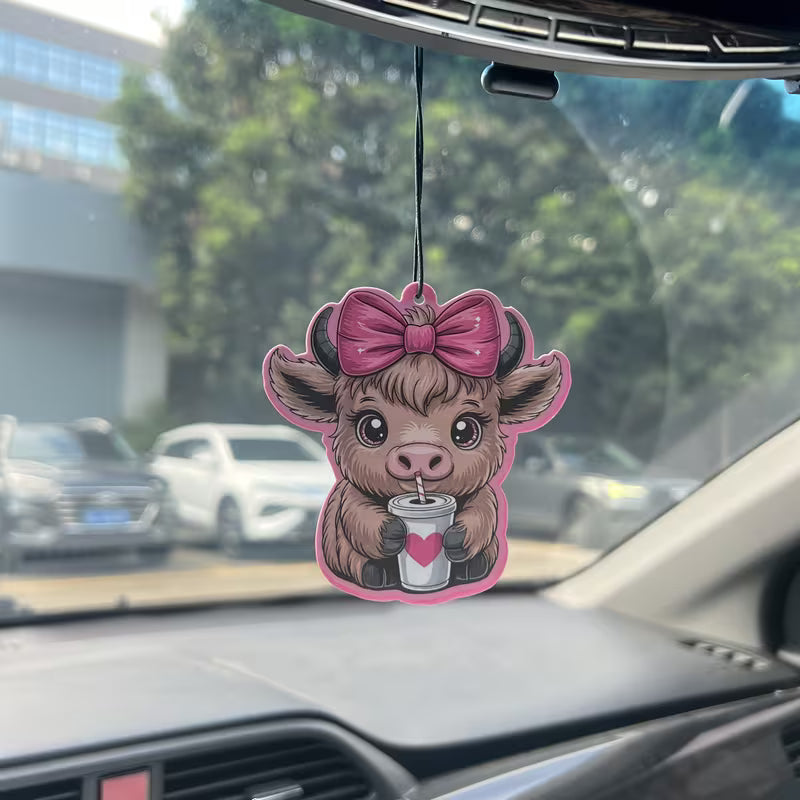Highland Cow air freshener