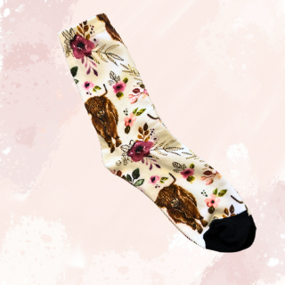 Pretty with Pink - Highland Socks