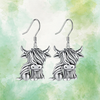Seated coo earrings (hook)
