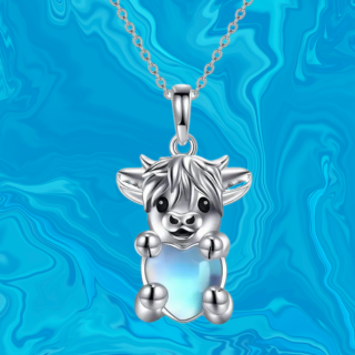 Little love cow necklace