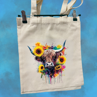 Multicolour Highland Calico Totes