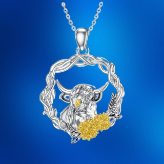 Coo & butterfly necklace
