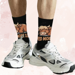Need More Sleep - Highland socks