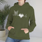 Cow HeartBeat Unisex Heavy Blend™ Hooded Sweatshirt
