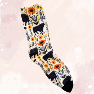 Orange Blossoms - Highland Socks