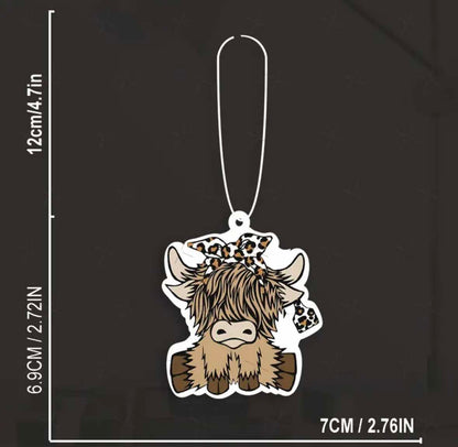 Highland Cow air freshener