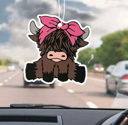 Highland Cow air freshener