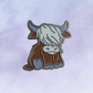 Highland Cow Lapel pin