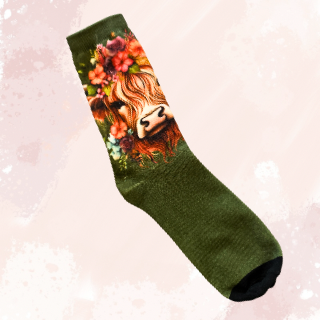 Floral Crown - Highland Socks