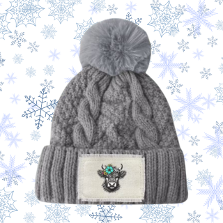 Womens' Floral Crown Beanie