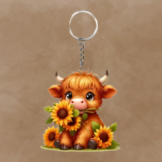 Sunflower Keychain