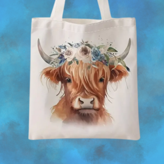 Highland Tote bags