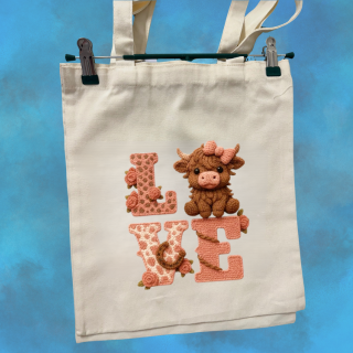 L❤️VE Highland Calico Totes