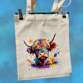 Multicolour Highland Calico Totes