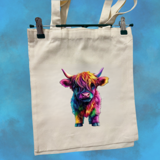 Multicolour Highland Calico Totes