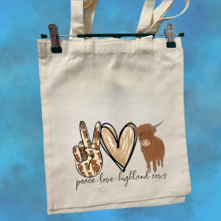 L❤️VE Highland Calico Totes