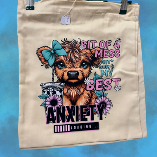 Anxiety - Highland Calico Totes