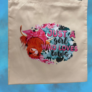 Just a Girl Who Loves ... Highland Totes