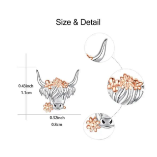 Cute coo earrings with flower crown (stud)