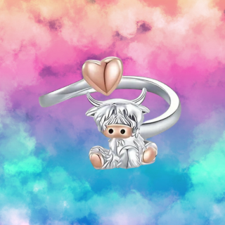 Coo with single heart ring