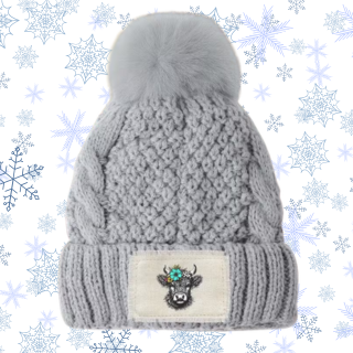 Womens' Floral Crown Beanie