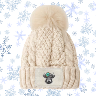 Womens' Floral Crown Beanie