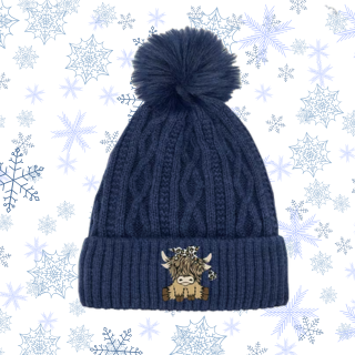 Leopard Bow Beanie
