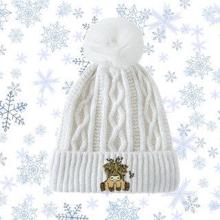 Leopard Bow Beanie
