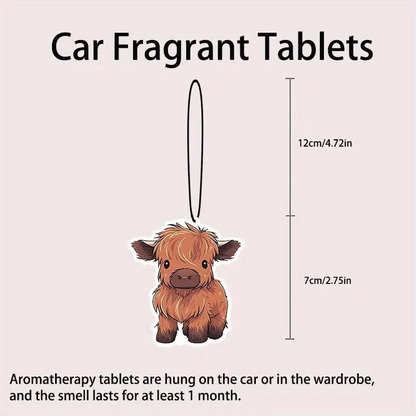 Highland Cow air freshener