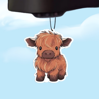 Highland Cow air freshener