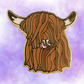 Highland Cow Lapel pin