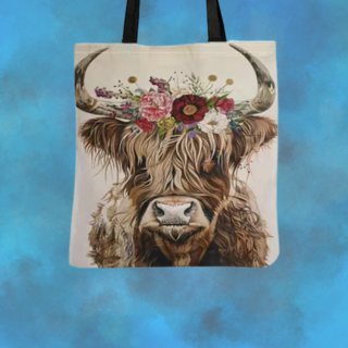 Highland Tote bags